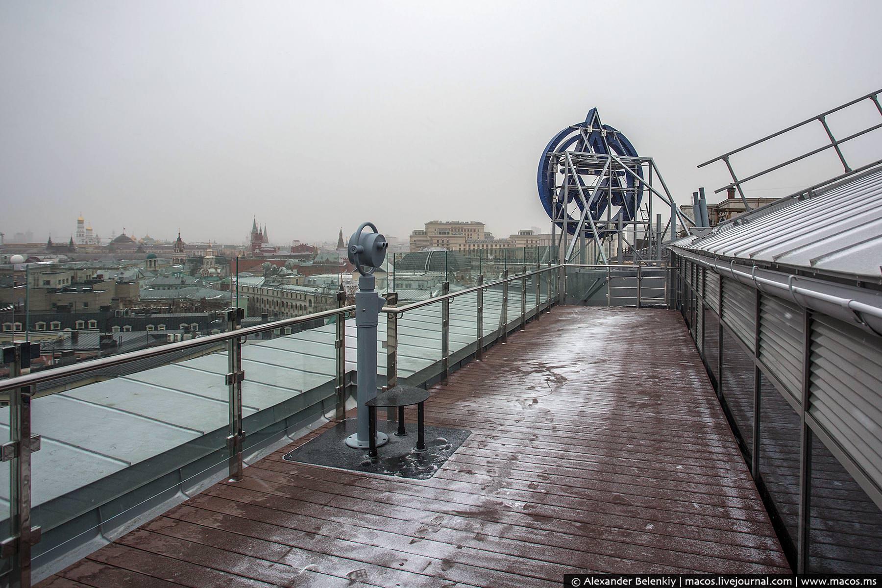 Фото Смотровая площадка на крыше Центрального Детского Мира
