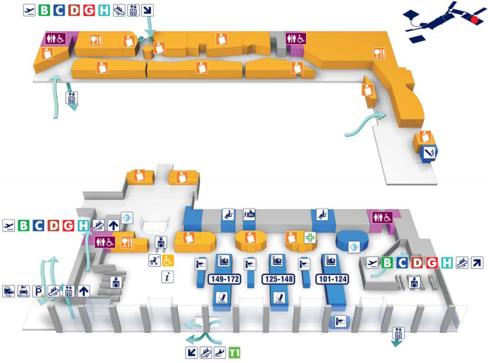 Терминал 1. Вылет.